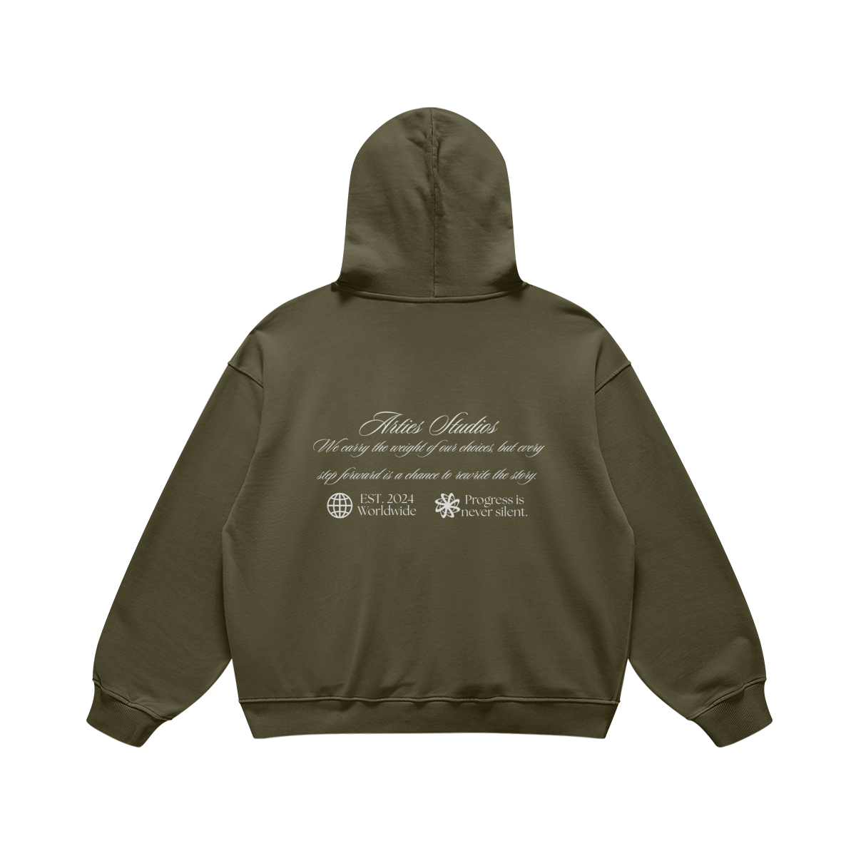 PROGRESS IS NEVER SILENT HOODIE